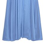 Fabrika Maxi Shirt Dress Blue & White Size Large Photo 3