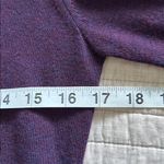 Banana Republic  VTG Y2K plum, merino wool button rosette sweater cardigan M Photo 12