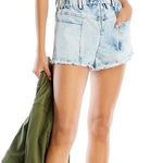 Sea NY Birdie Bleached Denim Shorts Size 8 NWOT Blue Photo 0