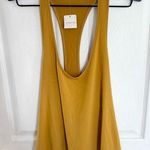 Free People NWT Intimately  Gold Backless Sleeveless Tank Top SMALL Photo 0