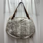 Handmade  Boho purse/tote bag featuring mixed materials and embellishments Photo 6