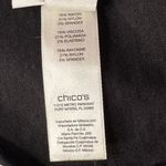 Chico's Chico’s SZ 3 (X-Large/16) So Slimming Crop Pants Polka-Dot Stretch Pull-On Black Photo 5