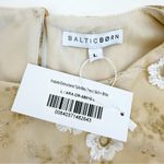 Baltic Born Arabella Embroidered Tulle Maxi Dress: Gold White Floral Event Photo 15