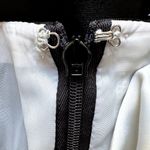 Gunne Sax Jessica McClintock  Prom Dress Mini Crisscross Colorblock Black White 9 Photo 2