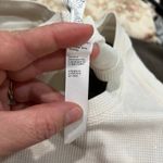 Athleta Momentum Seamless Racerback Tank Ribbed Shimmer Gold Active Top Sz M Photo 5