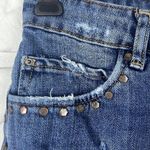 ZARA TRF Denim embellished shorts size 4 Photo 3
