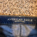 American Eagle  Outfitters Tomgirl Jeans Dark Wash Distressed Size 2 Photo 1