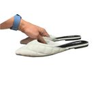 ZARA  quilted flats‎ white mules slides summer 9/40 Photo 5