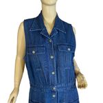 All Week Long Vintage 1990's cotton denim dress sz 14 petite Photo 3
