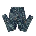 Lole Burst High-Waisted Ankle Leggings Midnight Garden Eucalyptus Green Size XS Photo 1