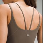 Lululemon Align Strappy Tank & Ribbed Mini Flare Short Leggings Set Nomad NWOT Photo 13