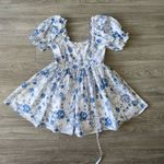 Francesca's Audrey Parks + Francesca’s Stacia Floral Babydoll Mini Dress - Large Photo 5