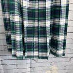 Vintage 1950s Jonathan Logan White & Green Plaid Maxi Skirt 6 CottageCore Preppy Photo 3