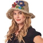 Hemp & Cotton Beach Vacay Hat Made in Nepal Photo 1