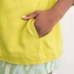 Aerie  Beach Weekend Quarter Button Oversized Hoodie‎ Women's Large Chartreuse Photo 2