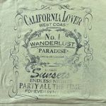 PRETTY REBELLIOUS CALIFORNIA LOVER WANDERLUST WHISKEY LABEL GRAPHIC TEE Green Photo 2