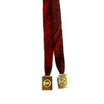 Michael Kors  Red Long Sleeve Peasant Blouse Shirt Size Small Photo 2