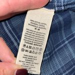 Free People  Womens Stevie's Plaid Paisley Beaded Button-Up Shirt Blue Size Small Photo 9