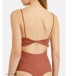 Alix NYC  Hirst brown tan bodysuit Xs Photo 1