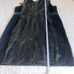 Spanx Leather-Likeā Combo Sheath Black Dress Sleeveless Bodycon 2X NWT Photo 3