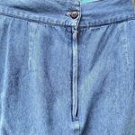 Newport News VTG 80s Light Wash Jean Skirt Knee Length Women’s 14 Denim Blue Photo 6