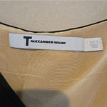 Alexander Wang T by  Silk Chiffon Black Spaghetti Strap Top Photo 4