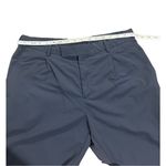 ZARA  womens blue business casual relaxed fit pull on trousers sz 32 Photo 7