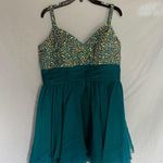 Hannah S Teal homecoming  dress! Photo 0