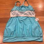 Lands' End  women’s blue tankini Swim top size 6 . Photo 2