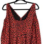 Disney  Colleen Atwood Alice Red Heart Looking Glass Dress Size L Photo 5