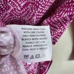 Coolibar St. Lucia Top UPF 50+ Raspberry White 3/4 Sleeve Top Made In India Sz M Pink Size M Photo 5