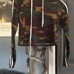 East Coast Love Camo Hoodie Crop Top Photo 1