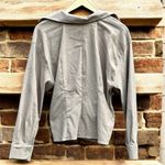 ZARA Women’s Front Cut Out Detail Long Sleeve Blouse Photo 14