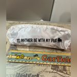 I’d rather be with my Pug Zippered Pouch White Photo 5