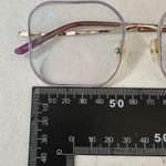 Retro EyeGlass Square Frame only Cool Vibe Gold Photo 4