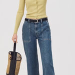 J.Crew  Camp-pocket wide-leg jean in Elaine Wash Photo 0