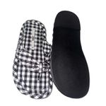 ZARA NWT Studded Quilted Sandals Gingham Bloggers Fav Photo 8