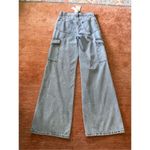 NWT INDUSTRY High Rise Wide Leg Cargo Women’s Jeans 4 Blue Photo 6