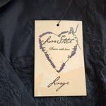 Lovestitch Black Embroidered Cotton Blazer Size Large NWT Black Blazer Photo 9