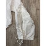 Pilcro and the Letterpress Pilcro Drawstring Poplin Blouse Size M Photo 4