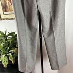 Le Suit Essentials Women’s Slacks Chino Pants Gray Size 12 Flat Front Wide Leg Photo 5