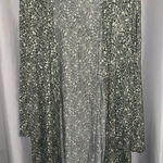 Lands' End  Women's Floral Print Cardigan with Pockets Size Medium Photo 0