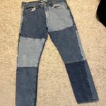PacSun Patch work Skin Taper Jeans Size 34 Photo 1
