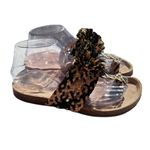 Ulla Johnson Netta Sandal Melange Black and Cream Size 37 Size 7 US Toe Strap Photo 11