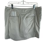 Adidas  Tan ClimaCool Short Athletic Tennis Skirts Shorts Underneath Pockets 10 Photo 1