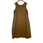J.Jill NWT Women's Sleeveless Dress Linen Blend A-Line Casual Neutral Brown L Photo 1