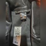 Ashley Stewart  Black Faux Leather Jacket Photo 2