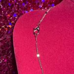 Crystal Heart Shine Bead Necklace Sterling Silver 925 Photo 1