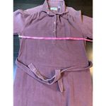 L.L.Bean Vtg  Corduroy Shirt Dress Sz 10 Button Pockets Belt Cottage Peasant Retro Photo 5