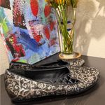 Vera Wang  Black and Silver Paisley Flats Photo 3